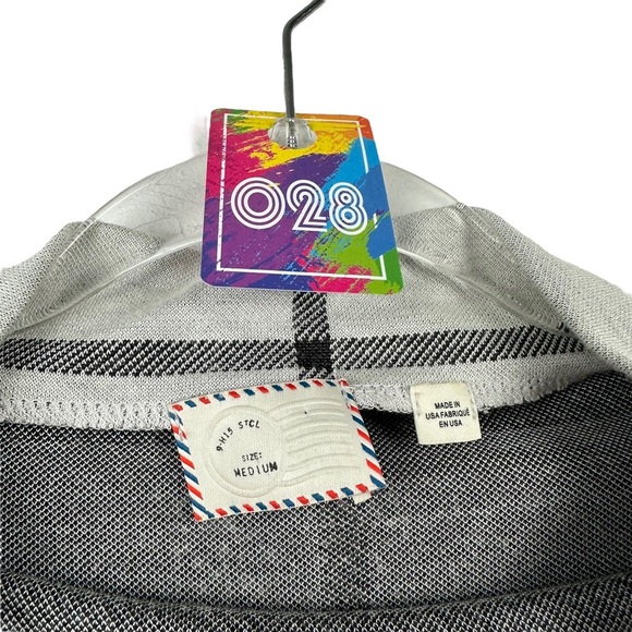 ANTHROPOLOGIE POSTMARK Windowpane Sweater Tunic Mini Dress Plaid Medium M Gray - Picture 3 of 8